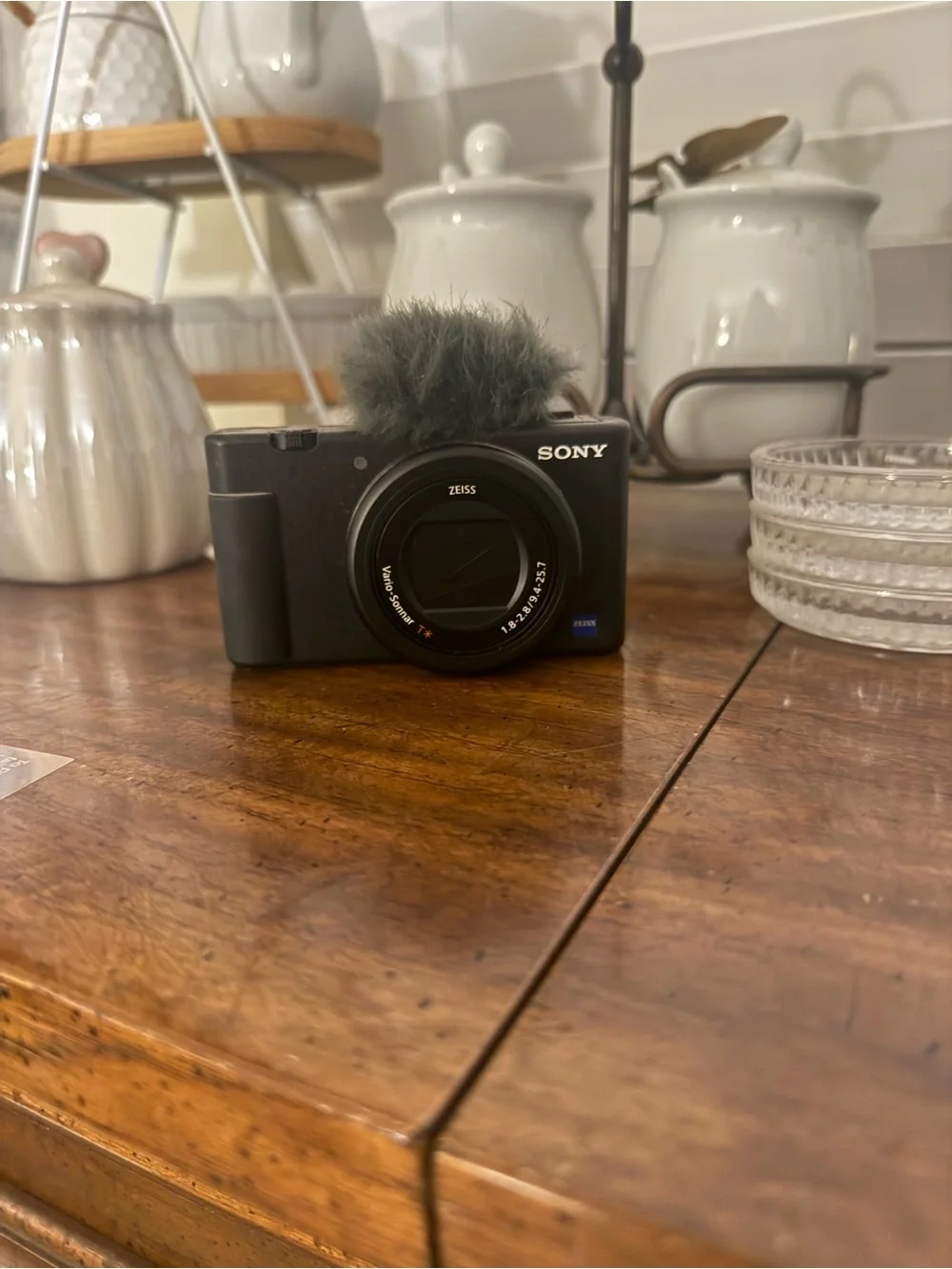 Sony ZV-1 Compact Digital Camera Box - White with Orange Accent